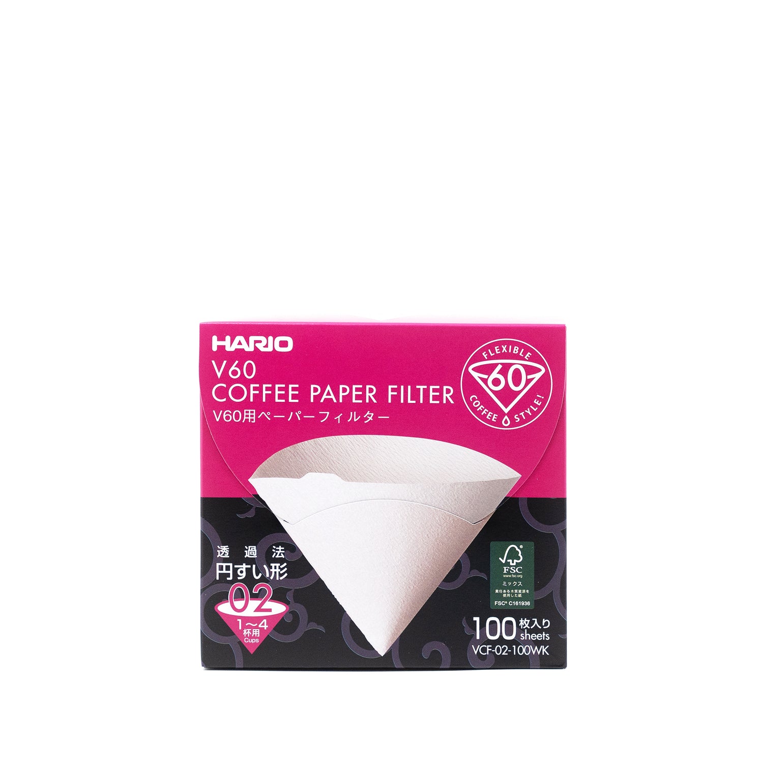 Hario V60 White Paper Filters MARU COFFEE